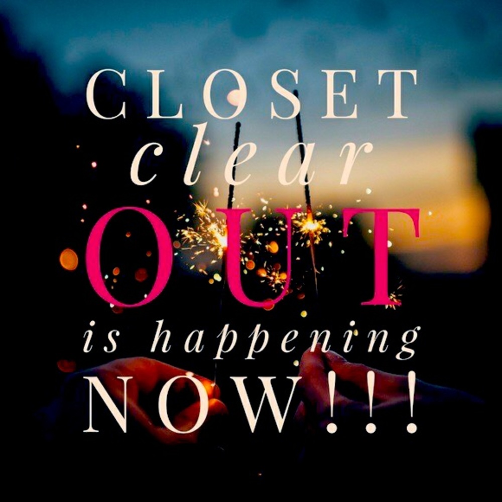 Closet clear out! Prices dropped low, bundle and save more!